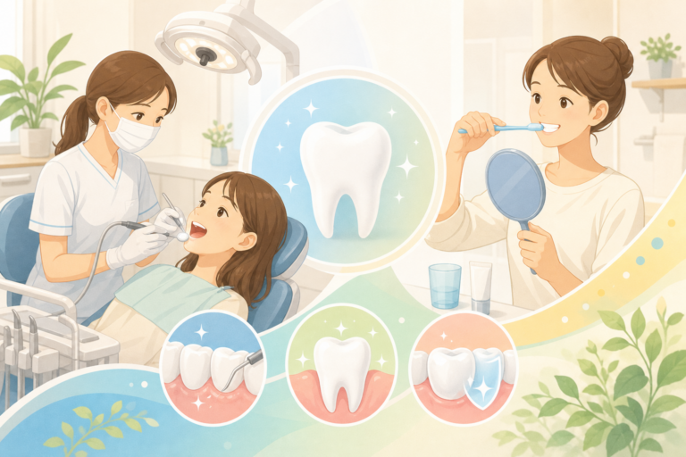 歯科でのクリーニングと自分磨きの違いとは？プロケアで変わる3つのこと